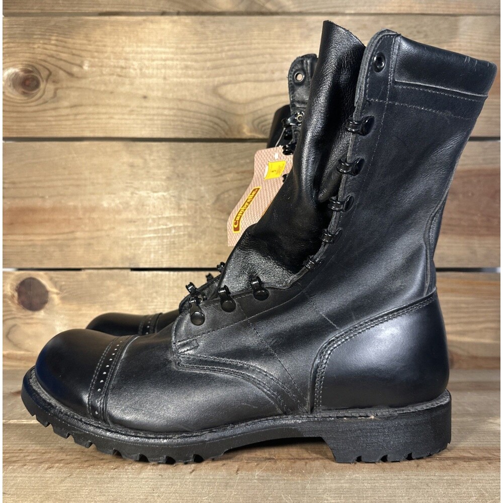 Mens Size 10.5 Corcoran Black Leather 1525 Field Jump  Black Leather Boots USA